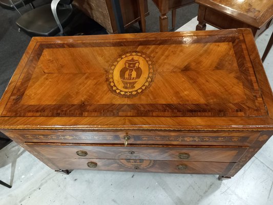 Neoclassical Chest of Drawers in Inlaid-KIM-1718310