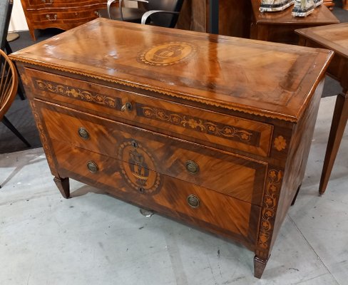 Neoclassical Chest of Drawers in Inlaid-KIM-1718310