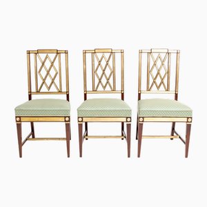 Neoclassical Dining Room Chairs, Late 18th Century, Set of 3-VEI-1748779