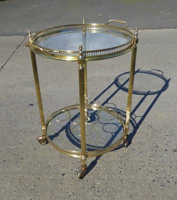 Neoclassical French Round Trolley, 1970s-AWL-605819