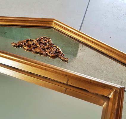 Neoclassical Gilded Empire Mirror-POM-949909