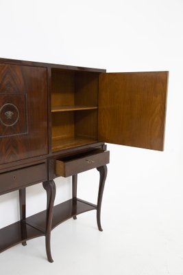 Neoclassical Italian Mahogany Sideboard attrivuted to Gianni Versace, 1955-RCE-1414915