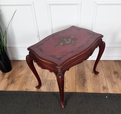 Neoclassical Italian Table in Walnut, 1950s-EUP-1768076