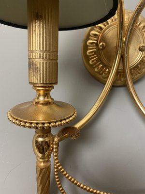 Neoclassical Italian Wall Lights in Gilt Brass by Gaetano Sciolari for Sciolari, 1960s, Set of 2-WZZ-1179077