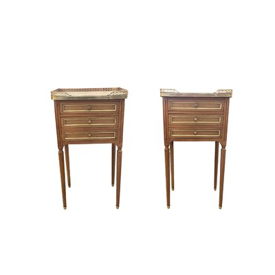 Neoclassical Louis XVI Side Tables, 1890s, Set of 2-RFP-2031456