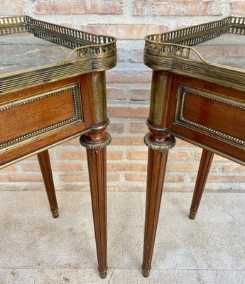 Neoclassical Mahogany Bedside Tables, 1920s, Set of 2-NOU-1764390