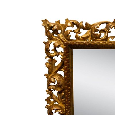 Neoclassical Spanish Empire Gold Mirror in Hand Carved Wood, 1970-UZ-1331073