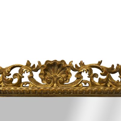 Neoclassical Spanish Empire Gold Mirror in Hand Carved Wood, 1970-UZ-1331073