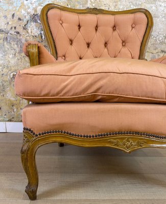 Neoclassical Walnut Armchair, 1930s-CQZ-820067