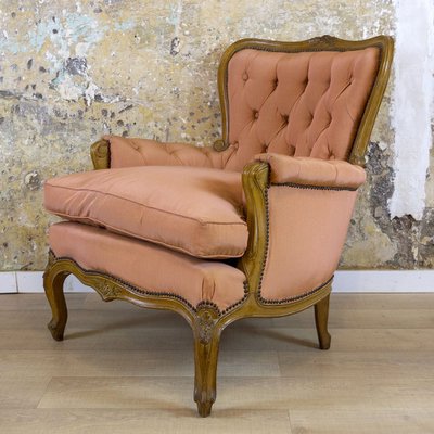 Neoclassical Walnut Armchair, 1930s-CQZ-820067