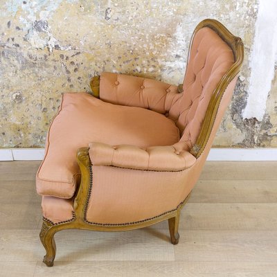 Neoclassical Walnut Armchair, 1930s-CQZ-820067