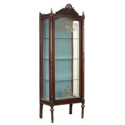 Neoclassical Walnut Showcase, Italy-VMM-1789480