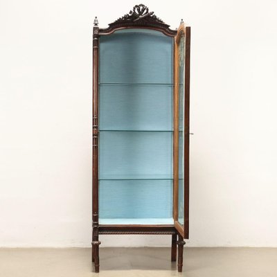 Neoclassical Walnut Showcase, Italy-VMM-1789480