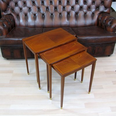 Nesting Tables by Bodafors Svenska Möbelfabrikerna, 1950s, Set of 3-YGE-888078