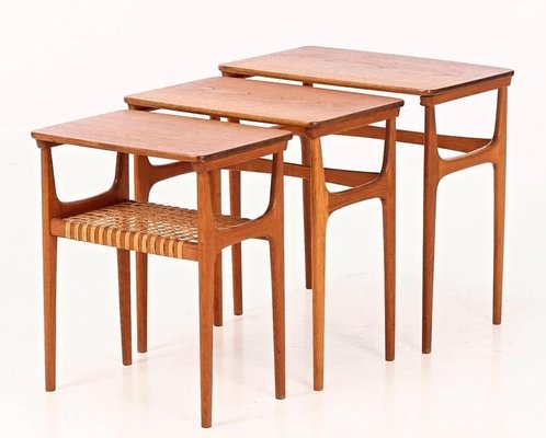 Nesting Tables by Erling Torvits for Heltborg Furniture, Set of 3-DZY-1778612