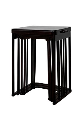 Nesting Tables by Josef Hoffmann for J.& J. Kohn, 1906, Set of 4-TJY-1265127