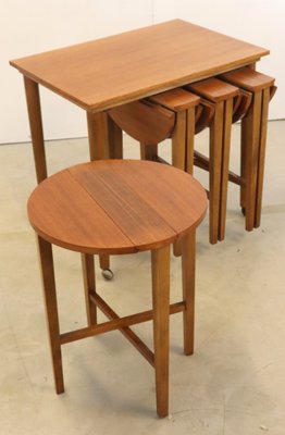 Nesting Tables by Poul Hundevad, Set of 5-FYZ-1750971