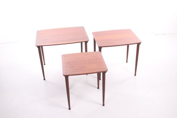 Nesting Tables by Poul Jensen for Selig, 1960s, Set of 3-EZZ-784423