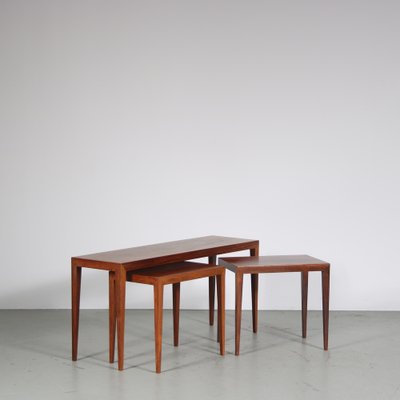 Nesting Tables by Severin Hansen, Denmark, 1960, Set of 3-GG-1782748