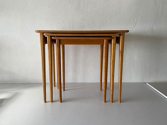 Nesting Tables from Lotos, Germany, 1960s, Set of 3-RDS-1146549