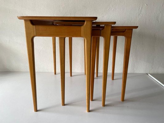 Nesting Tables from Lotos, Germany, 1960s, Set of 3-RDS-1146549