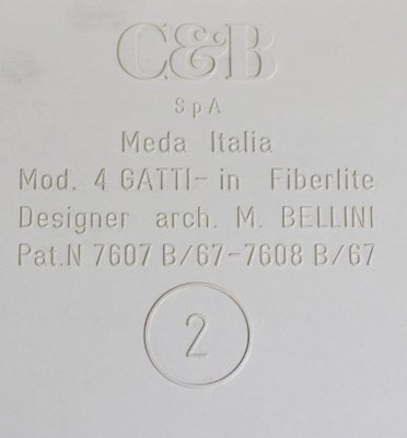 Nesting Tables from Mario Bellini, Italy, 1967, Set of 4-WN-1436589