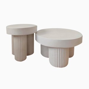 Nesting Tables in Fiber-Reinforced Concrete, Set of 2-ILR-2041090