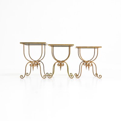 Nesting Tables in Maison Bagues Style, Set of 3-VT-1239589