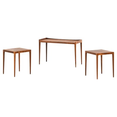 Nesting Tables in Rosewood attributed to Kurt Østervig, 1960s, Set of 3-SC-1752812