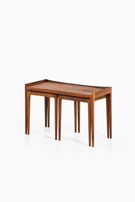 Nesting Tables in Rosewood attributed to Kurt Østervig, 1960s, Set of 3-SC-1752812