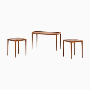 Nesting Tables in Rosewood attributed to Kurt Østervig, 1960s, Set of 3-SC-1752812