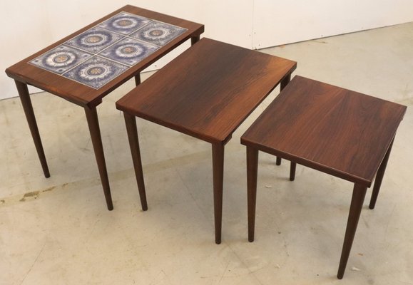 Nesting Tables in Rosewood, Set of 3-FYZ-1755022