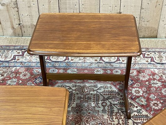 Nesting Tables in Teak, 1970s, Set of 3-QYF-1756620