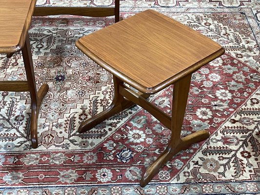 Nesting Tables in Teak, 1970s, Set of 3-QYF-1756620