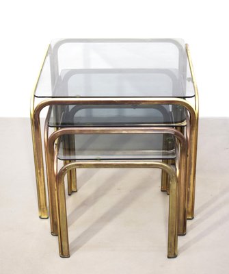 Nesting Tables, Italy, 1970s, Set of 3-AOL-1798703