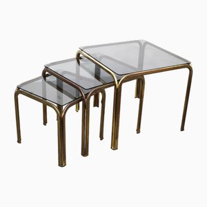 Nesting Tables, Italy, 1970s, Set of 3-AOL-1798703