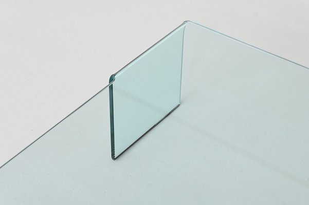 Neutra Coffee Table in Glass by Rodolfo Dordoni for Fiam, Italy, 1990s-BXV-2043646