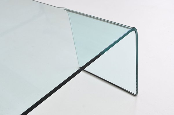 Neutra Coffee Table in Glass by Rodolfo Dordoni for Fiam, Italy, 1990s-BXV-2043646