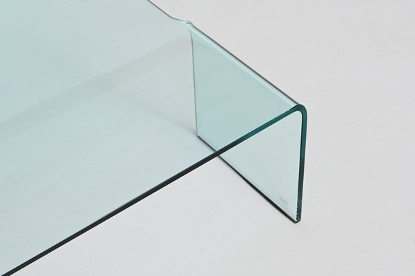 Neutra Coffee Table in Glass by Rodolfo Dordoni for Fiam, Italy, 1990s-BXV-2043646