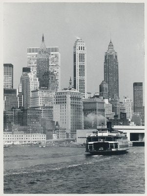 New York City, Waterfront, USA, 1960s, Black & White Photograph-DYV-1245428