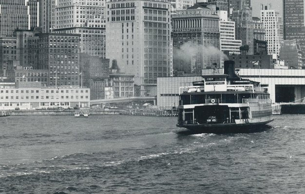 New York City, Waterfront, USA, 1960s, Black & White Photograph-DYV-1245428