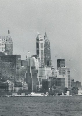 New York, Skyline, USA, 1960s, Black and White Photograph-DYV-1245427