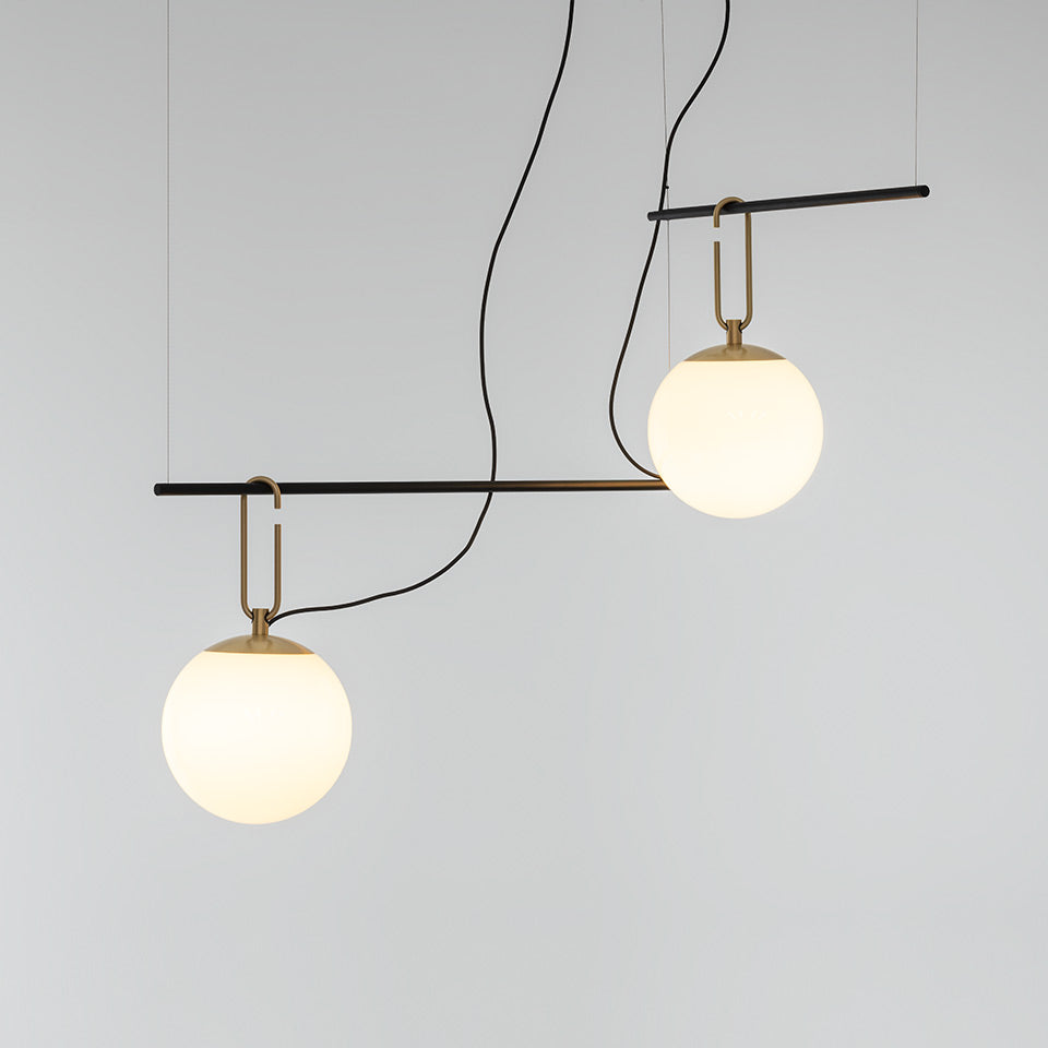 nh S3 2 Arms Suspension Lamp by Artemide