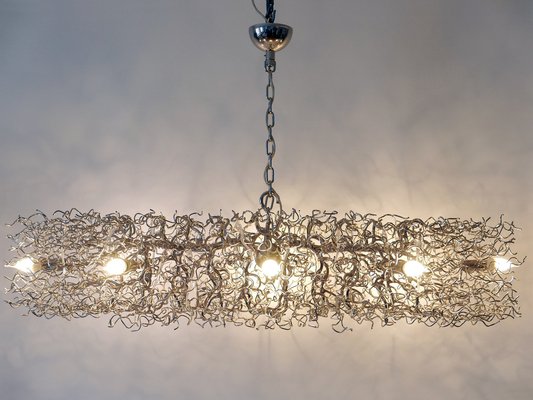 Nickel Chandelier, the Netherlands, 1990s-WPT-1766015