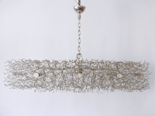 Nickel Chandelier, the Netherlands, 1990s-WPT-1766015