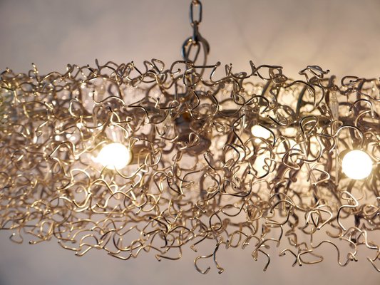 Nickel Chandelier, the Netherlands, 1990s-WPT-1766015