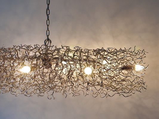 Nickel Chandelier, the Netherlands, 1990s-WPT-1766015