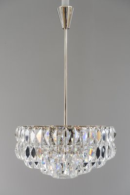 Nickel-Plated Crystal Chandelier from Bakalowits & Söhne, 1960s-SPD-674843