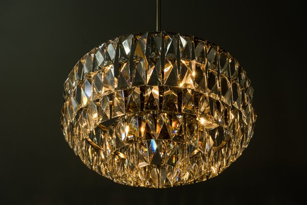 Nickel-Plated Crystal Chandelier from Bakalowits & Söhne, 1960s-SPD-674843