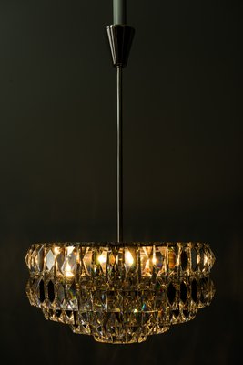 Nickel-Plated Crystal Chandelier from Bakalowits & Söhne, 1960s-SPD-674843